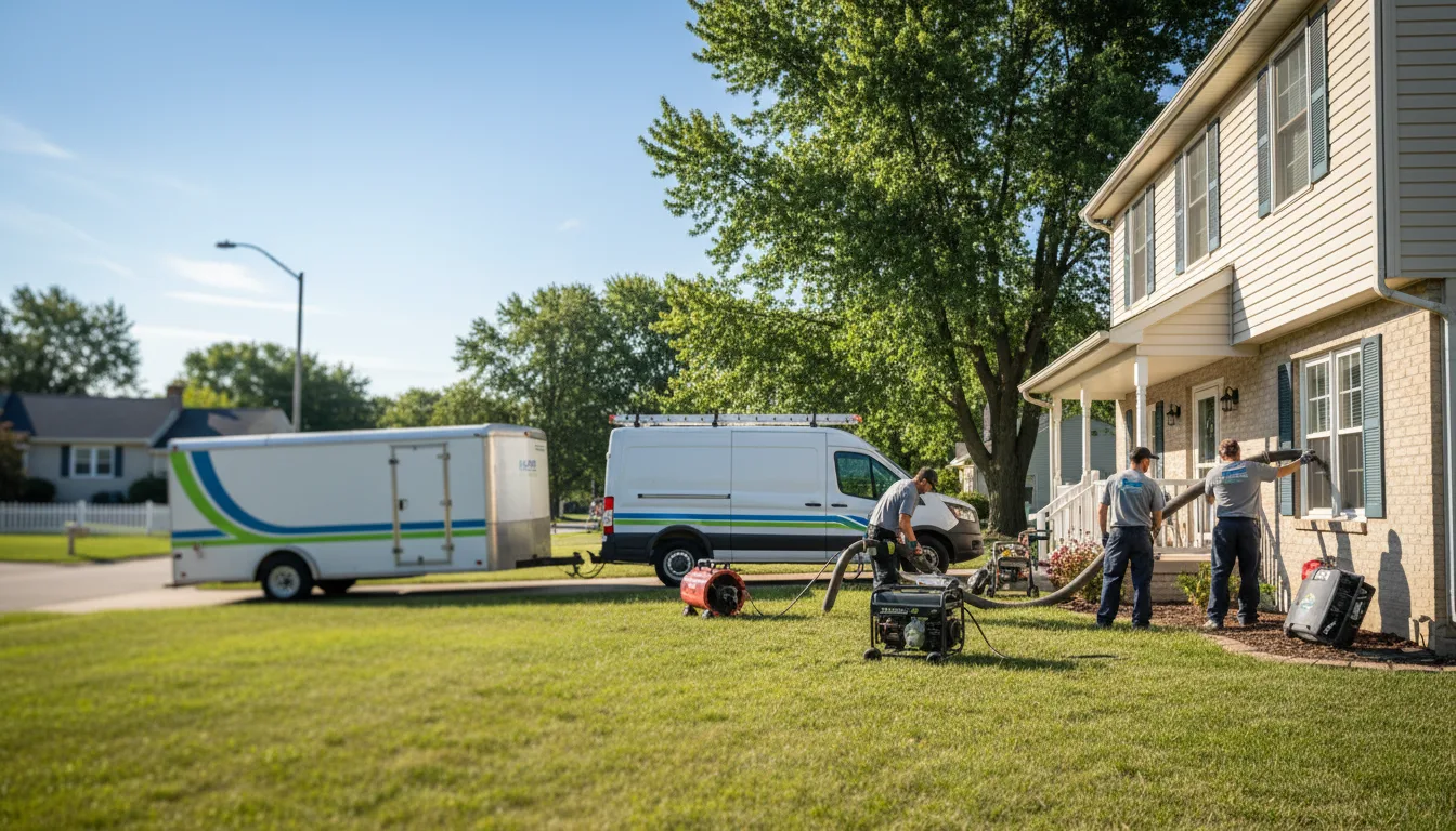 Flooded Basement Restoration And Cleanup With Repair in Clarksburg, MO near me
